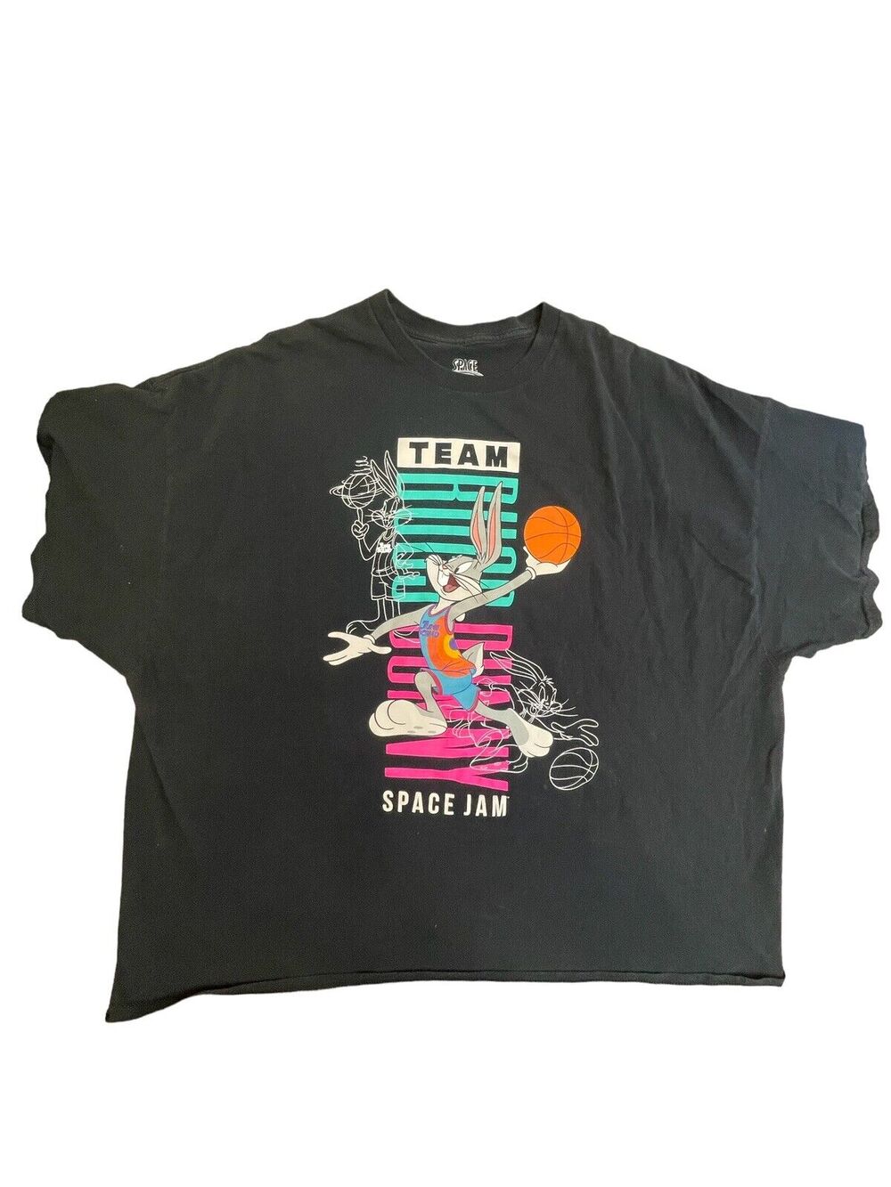 Space Jam 'A New Legacy' T-shirt Size 5X Bugs Bunny Team Space Jam Black